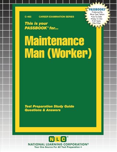 Maintenance Man (Worker) (Career Examination)
