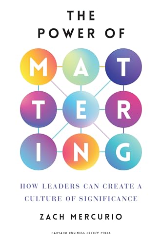 The Power of Mattering: How Leaders Can Create a Culture of Significance (Hardcover)
