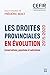 Les droites provinciales en...