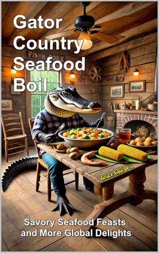 Gator Country Seafood Boil : Savory Seafood Feasts and More Global Delights (Goldwell's SizziQ Culinary Collection: Mastering Flavors from Surf to Turf Book 29)