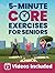 5-Minute Core Exercises for Seniors: Easy and Effective Workouts to Relieve Back Pain, Enhance Balance, and Posture Without Getting Down on the Floor (Workout Books)