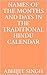 Names of the months and days in the traditional Hindu calendar by Abhijit Singh