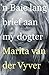 ‘n Baie lang brief aan my dogter