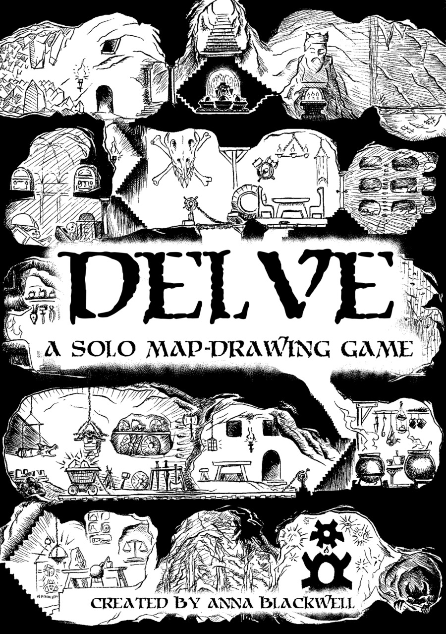 DELVE: A Solo Map-Drawing Game
