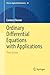 Ordinary Differential Equations with Applications by Carmen Chicone