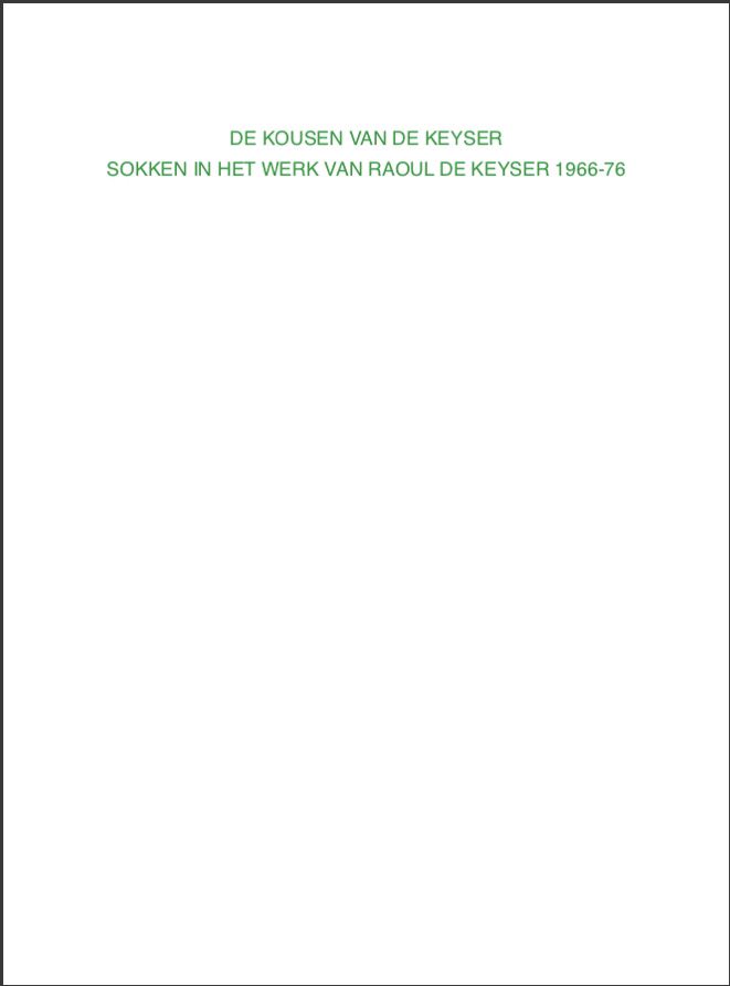 De kousen van De Keyser