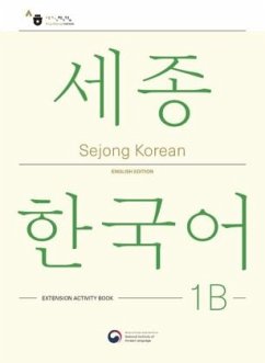 Sejong Korean Extension Activity Book 1B - English Edition