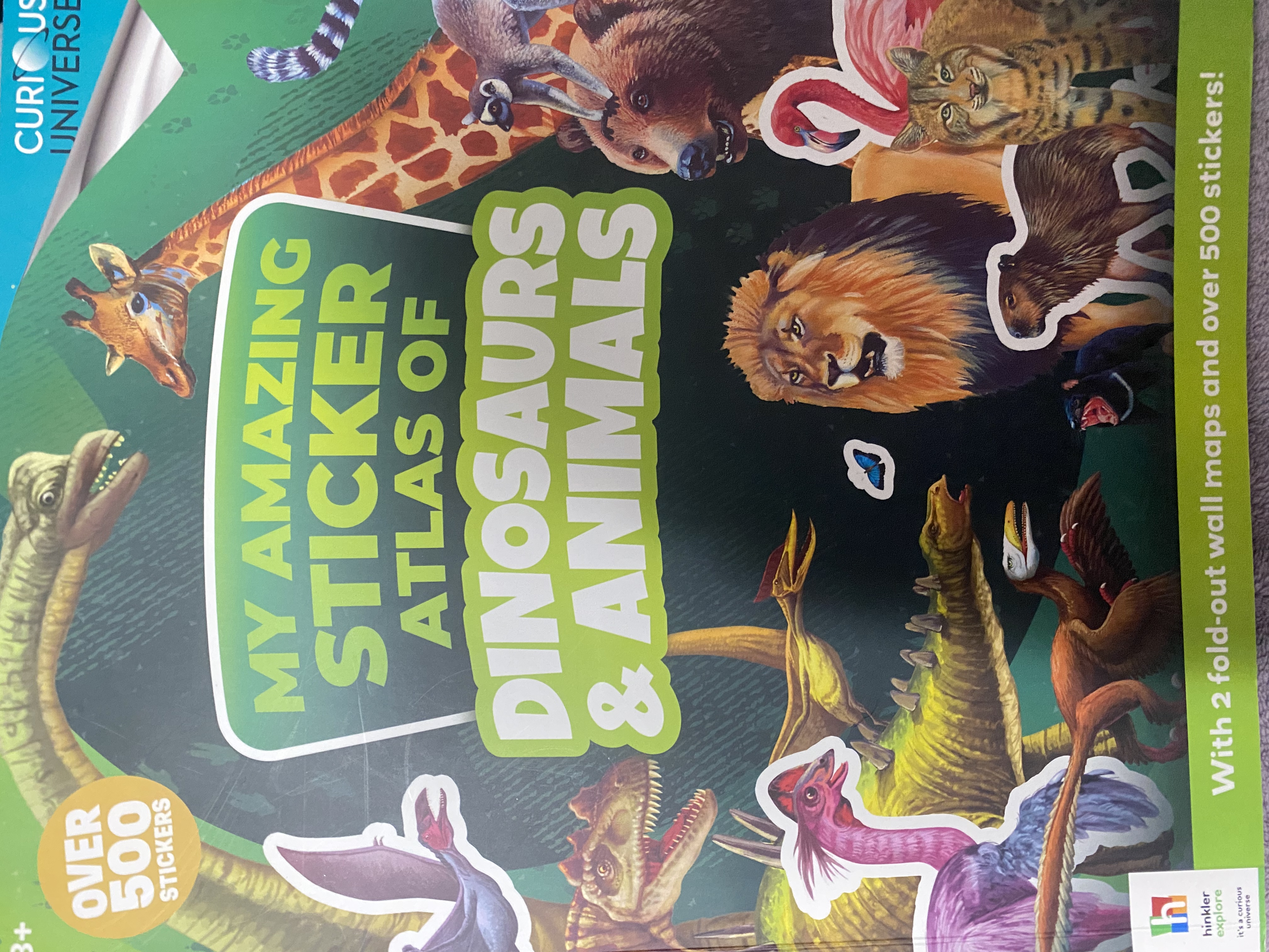 My Amazing Sticker Atlas of Dinosaurs & Animals
