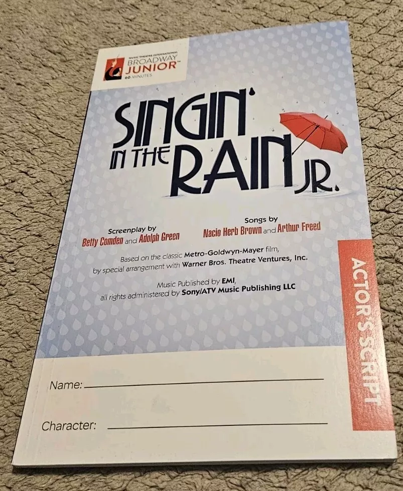 Singin' in the Rain JR Script