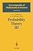 Probability Theory III by Yurij V. Prokhorov