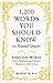 1,200 words You Should Know to Sound Smart: Essential Words Every Sophisticated Person Should be Able to Use