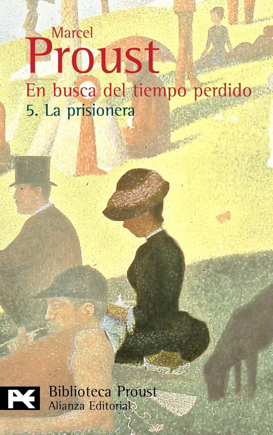 Portada de La prisionera, de Marcel Proust