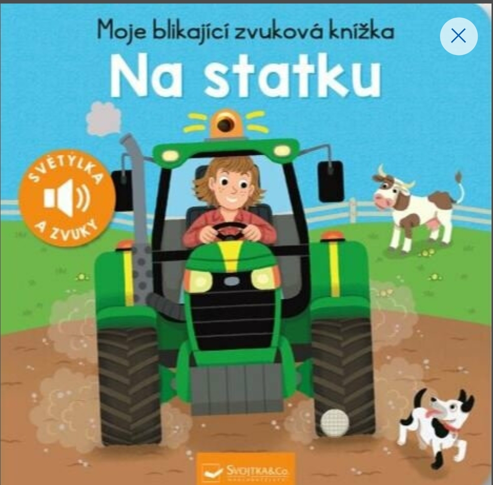 Moje blikající zvuková knížka: Na statku (Board Book)