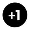 +1