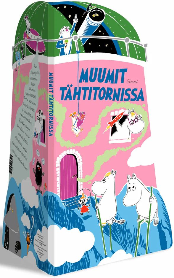 Muumit tähtitornissa (Board Book)
