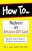 How to Redeem an Amazon Gif...