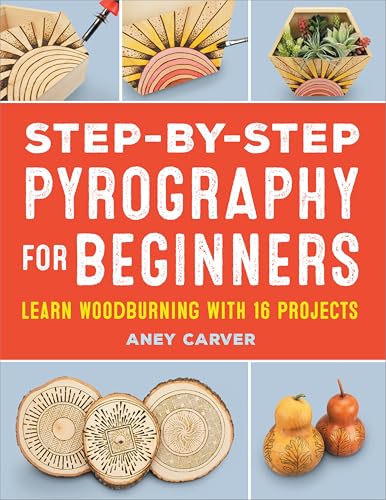Step-by-Step Pyrography for Beginners: Learn Woodburning with 16 Projects (Kindle Edition)