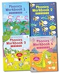 Phonics Workbook 4 Books Collection