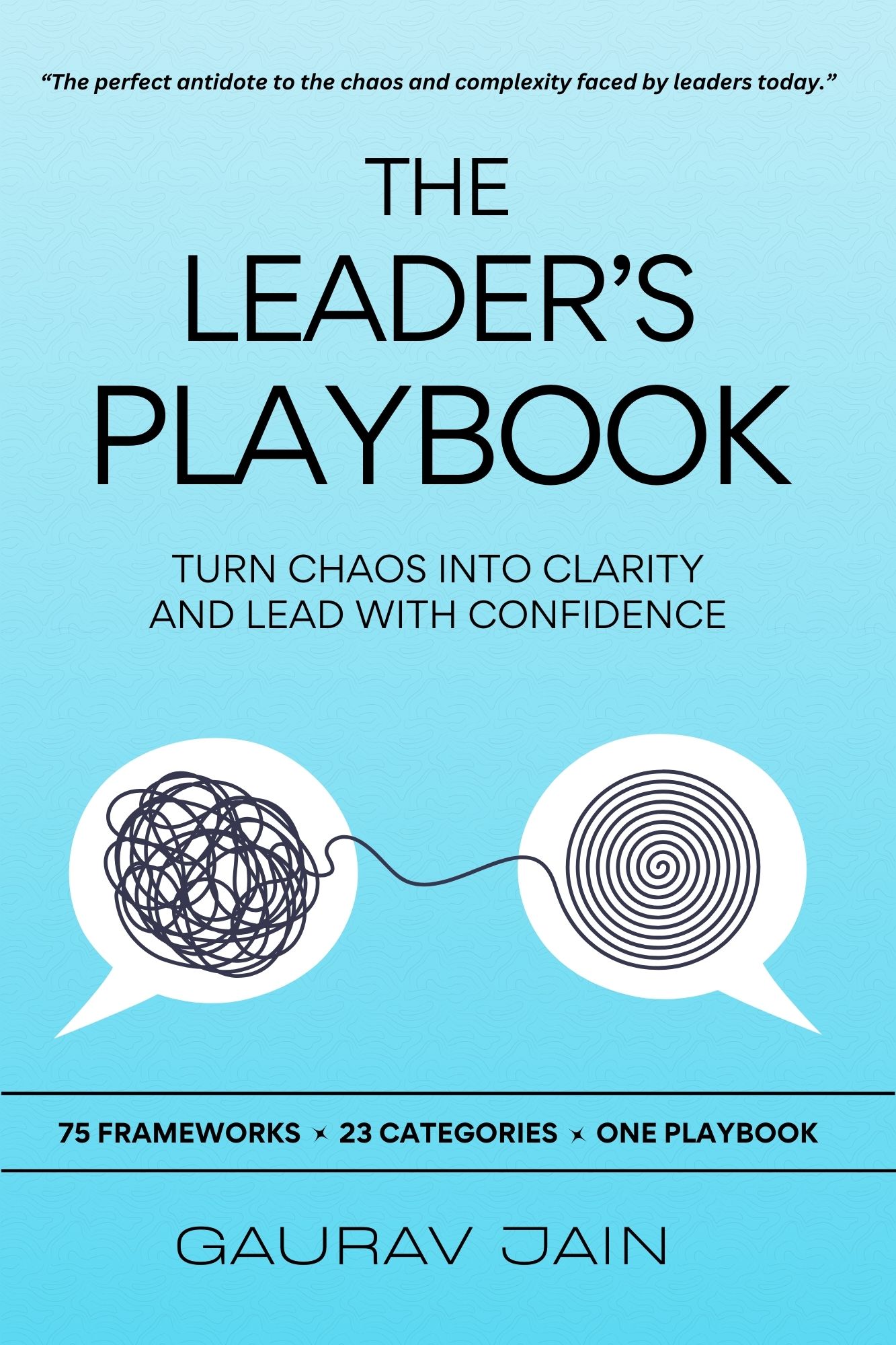 The Leader's Playbook: Turn Chaos Into Clarity and Lead With Confidence