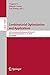 Combinatorial Optimization and Applications: 13th International Conference, COCOA 2019, Xiamen, China, December 13–15, 2019, Proceedings (Lecture Notes in Computer Science Book 11949)