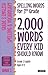 Spelling Words for 3rd Grade by STP Books