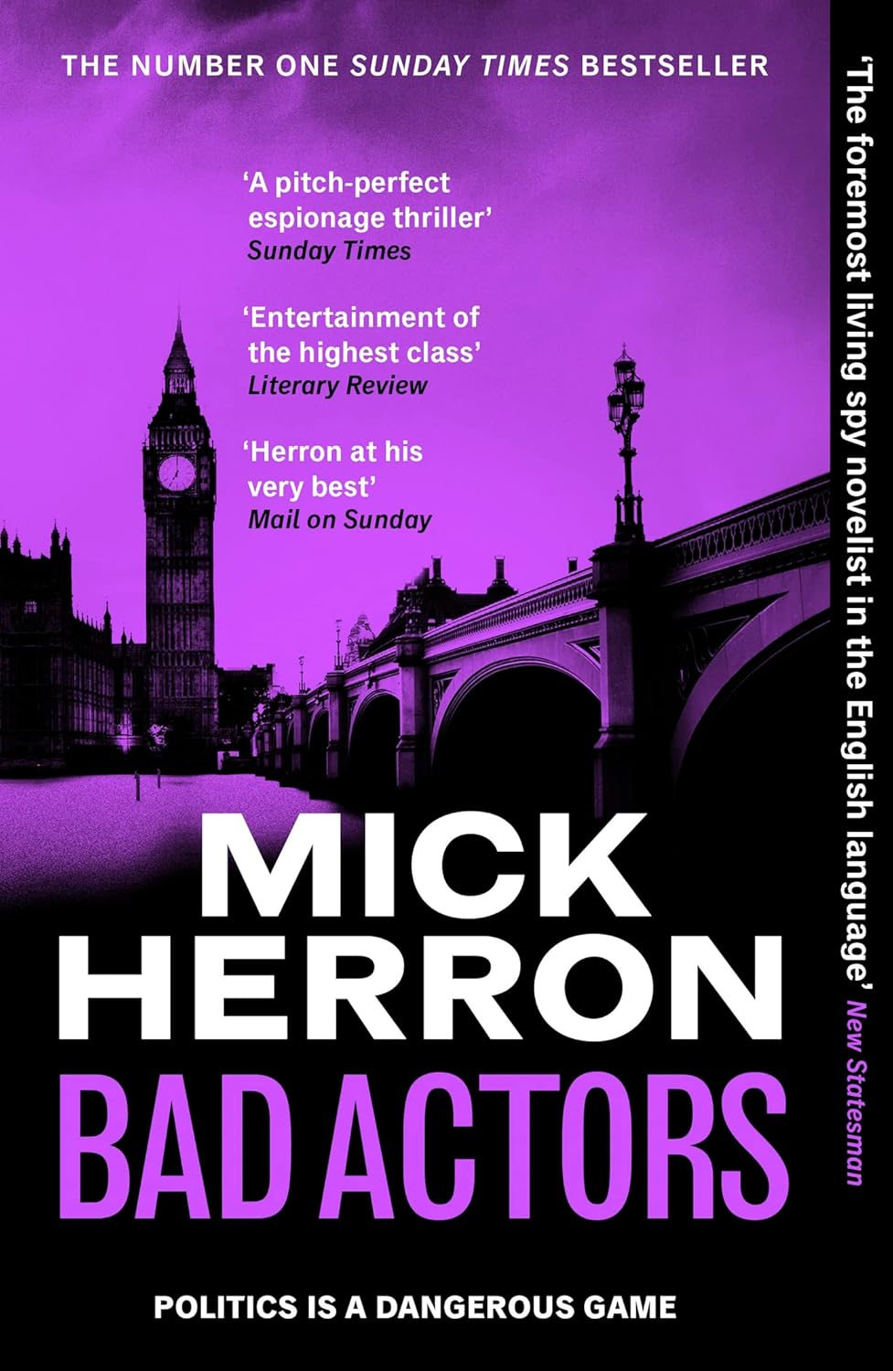 Portada de Bad Actors, de Mick Herron