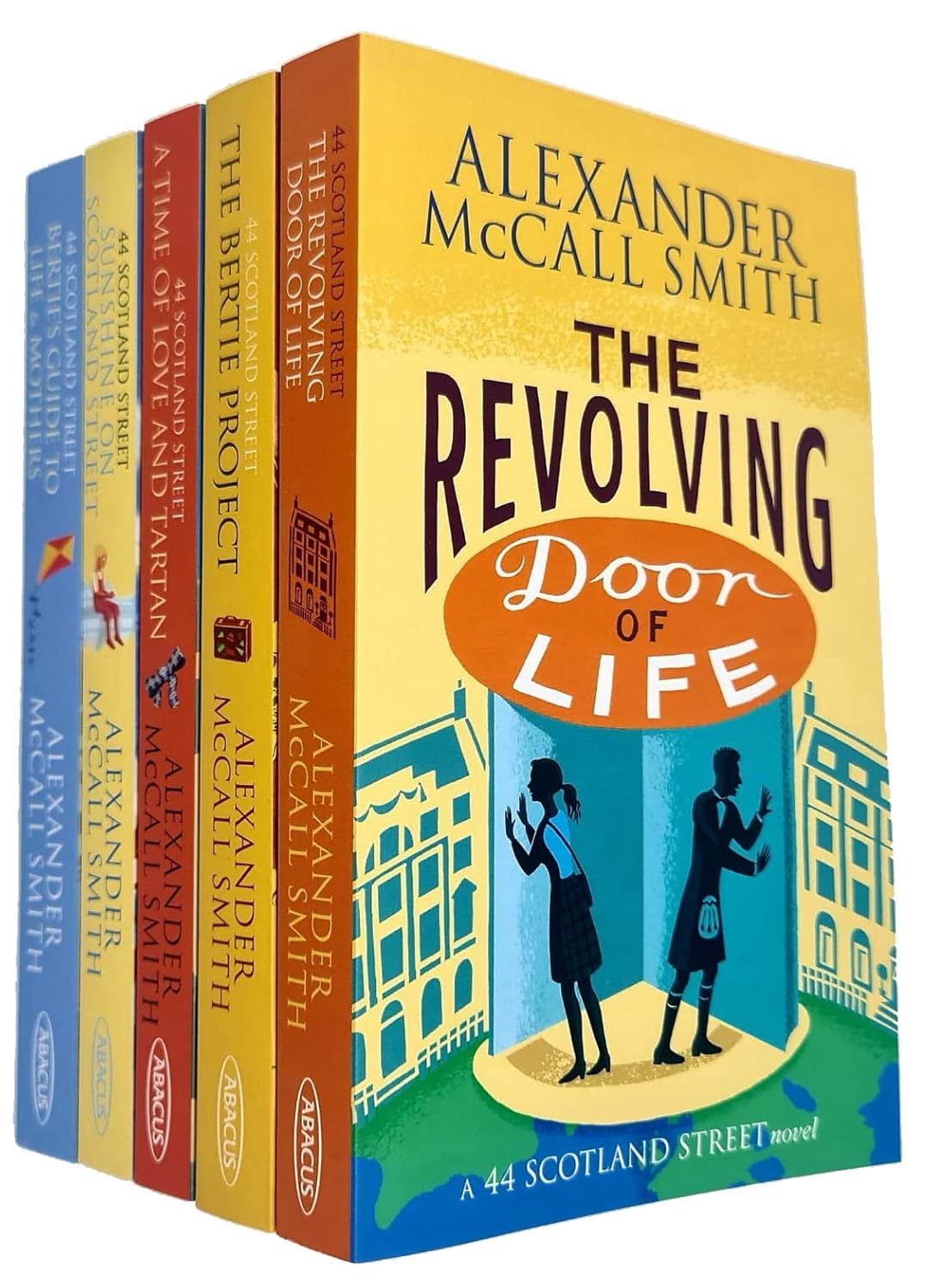 44 Scotland Street Series 5 Books Collection Set By Alexander Mccall Smith (The Bertie Project, The Revolving Door Of Life, A Time of Love And Tartan, Sunshine on Scotland Street and More)