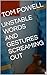 UNSTABLE WORDS AND GESTURES SCREAMING OUT by Tom Powell