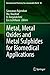 Metal, Metal Oxides and Metal Sulphides for Biomedical Applic... by Saravanan Rajendran