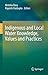 Indigenous and Local Water Knowledge, Values and Practices