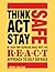 Think, Act, Stay Safe, with the R.E.A.C.T. Approach to Self Defence