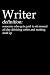 Writer definition:someone w...