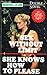 Sex Without Limit / She Kno...