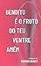 Bendito é o Fruto do Teu Ve...