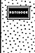 Notebook: Polka Dot Notebook
