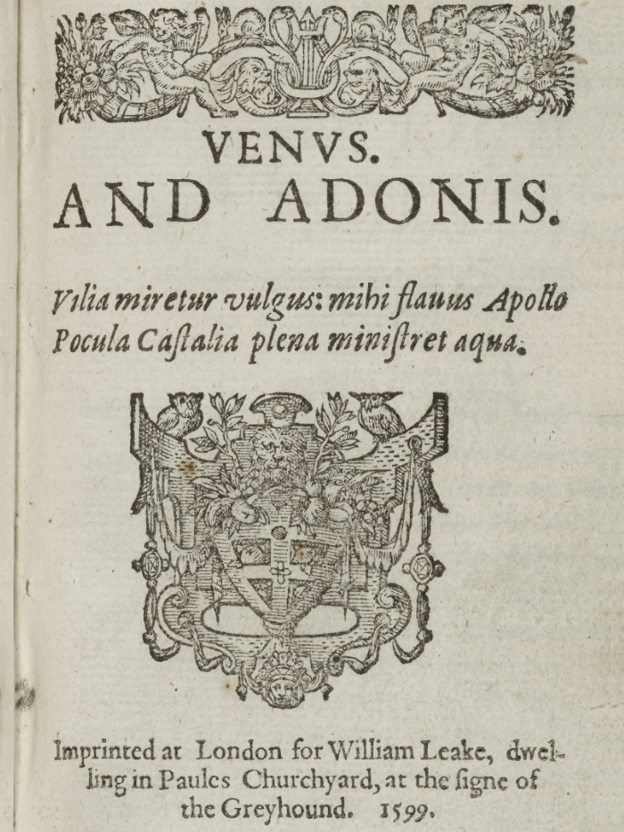 Venus and Adonis