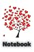Tree of hearts notebook