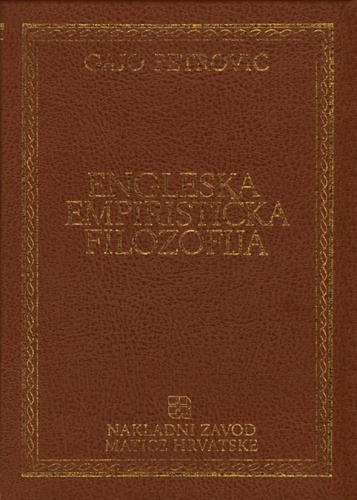 Engleska empiristička filozofija odabrani tekstovi filozofa