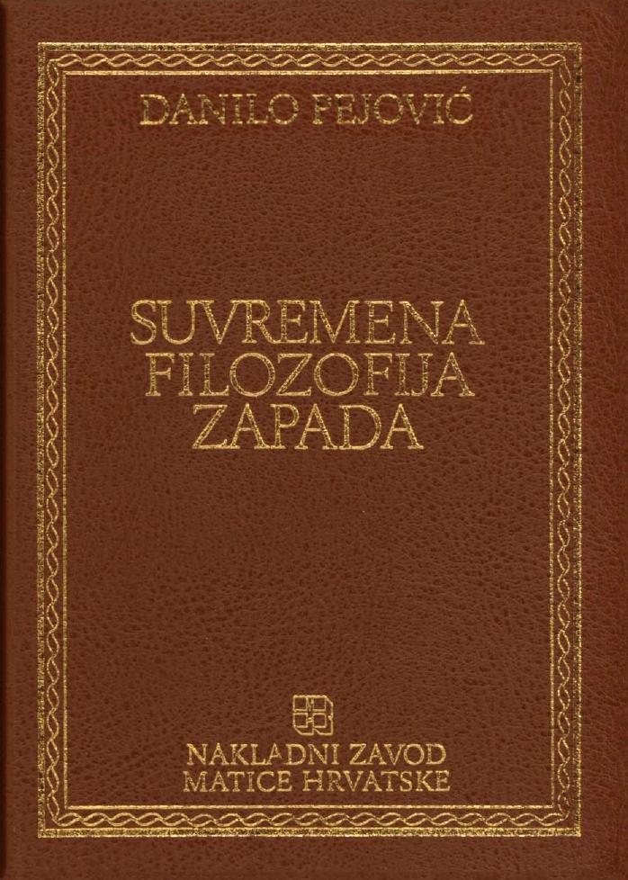 Suvremena filozofija zapada i odabrani tekstovi