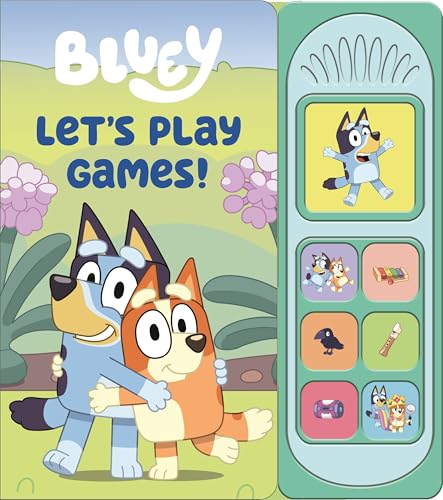 Bluey: Let's Play Games! Sound Book - PI Kids (Board Book)