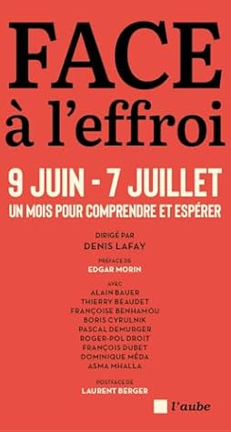 Face à l'effroi 9 juin - 7 juillet: Un mois pour comprendre et espérer (French Edition)