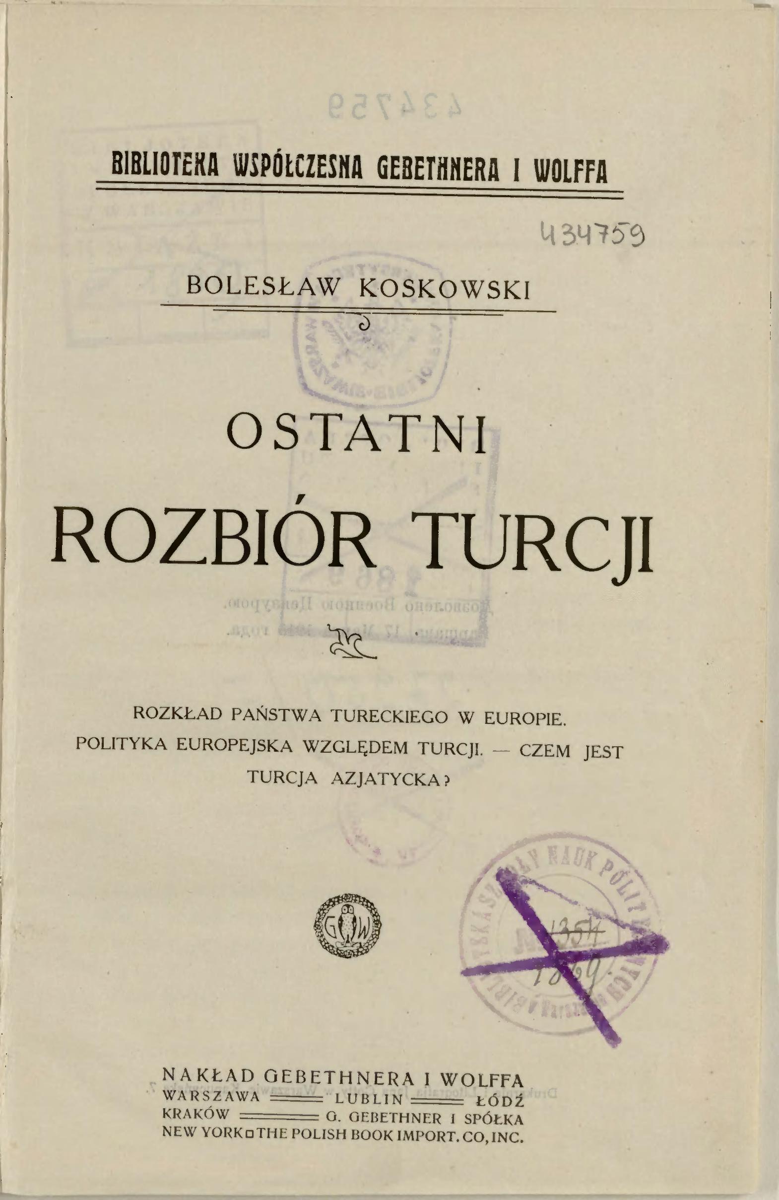 Ostatni rozbiór Turcji