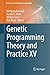 Genetic Programming Theory and Practice XV (Genetic and Evolutionary Computation)
