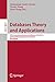 Databases Theory and Applic...