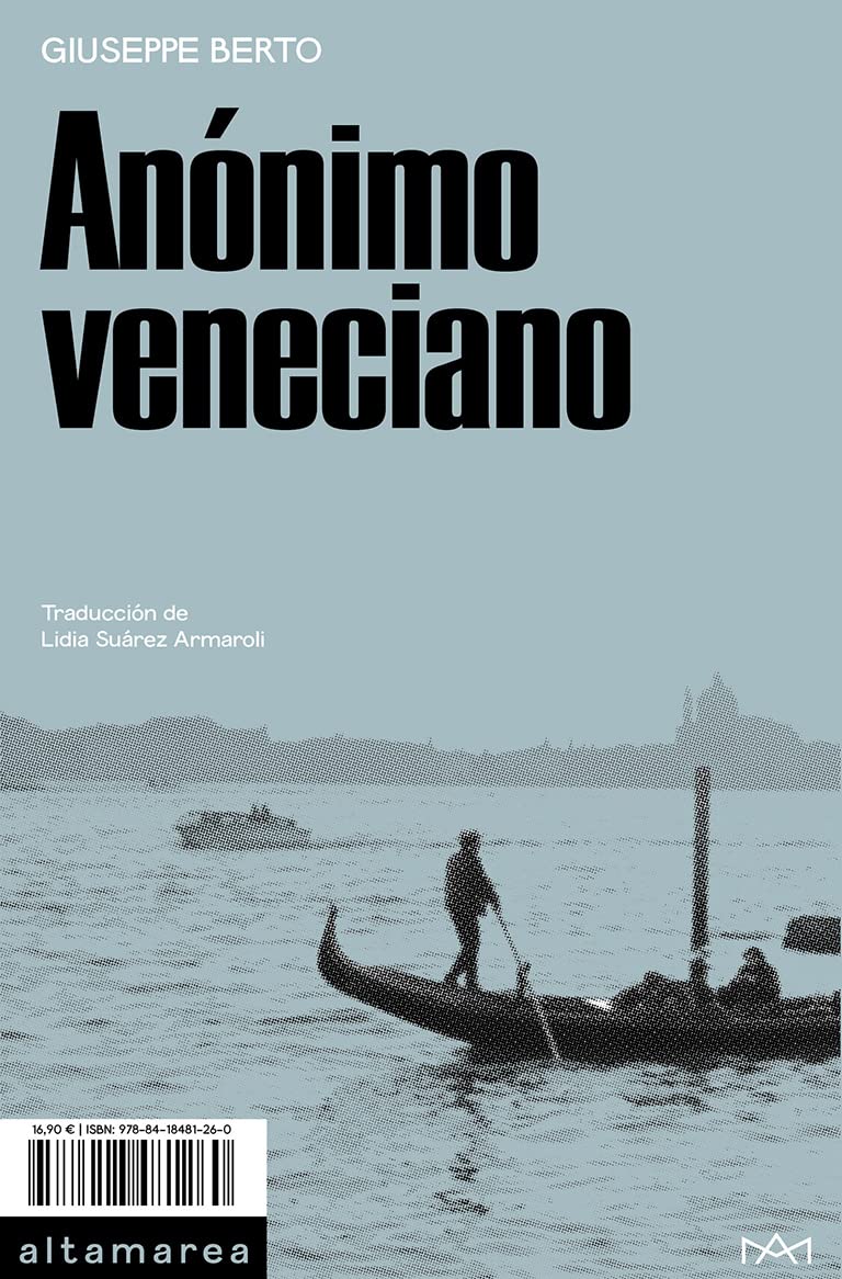 Portada de Anónimo veneciano, de Giuseppe Berto