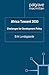 Africa Toward 2030: Challenges for Development Policy (Rethinking International Development series)
