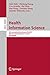 Health Information Science by Siuly Siuly