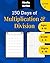 150 Days of Multiplication & Division: A Math Drills Workbook, Digits 0 - 9 for Kids ages 8-9 with Answer Key (Kindle Scribe Only)