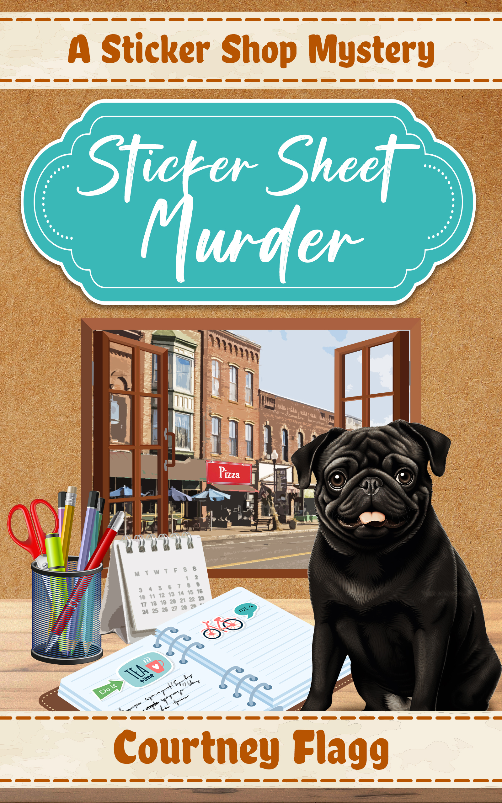 Sticker Sheet Murder (A Sticker Shop Mystery Book 1)