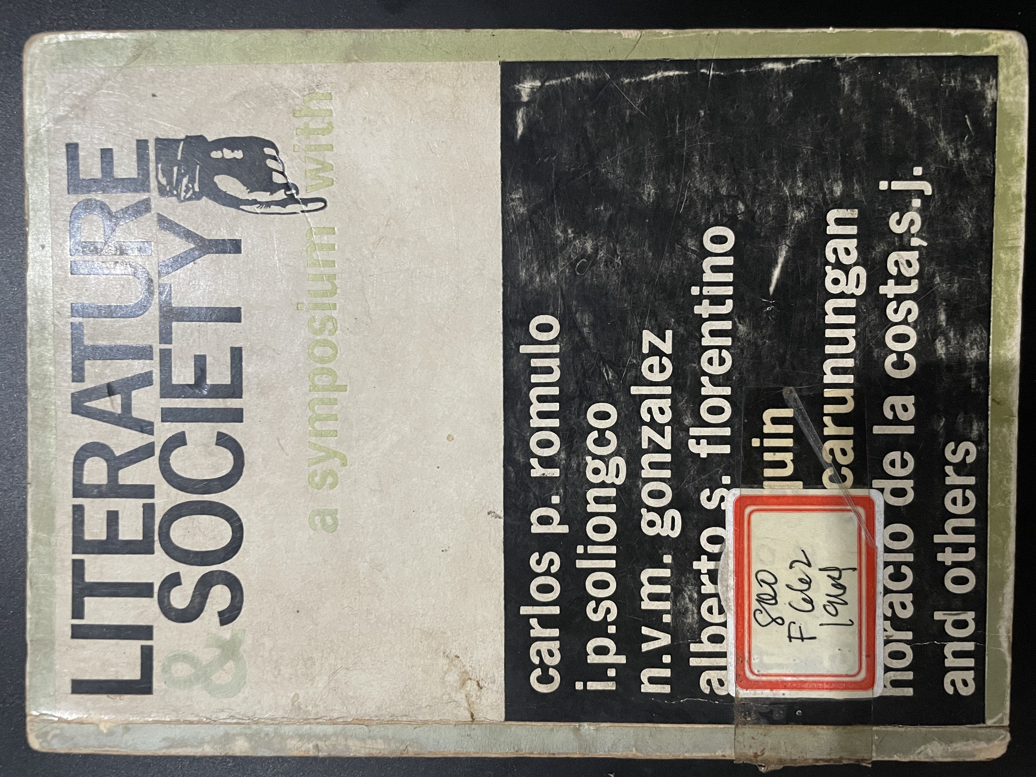 Literature and Society: A Symposium on the Relation of Literature to Social Change
